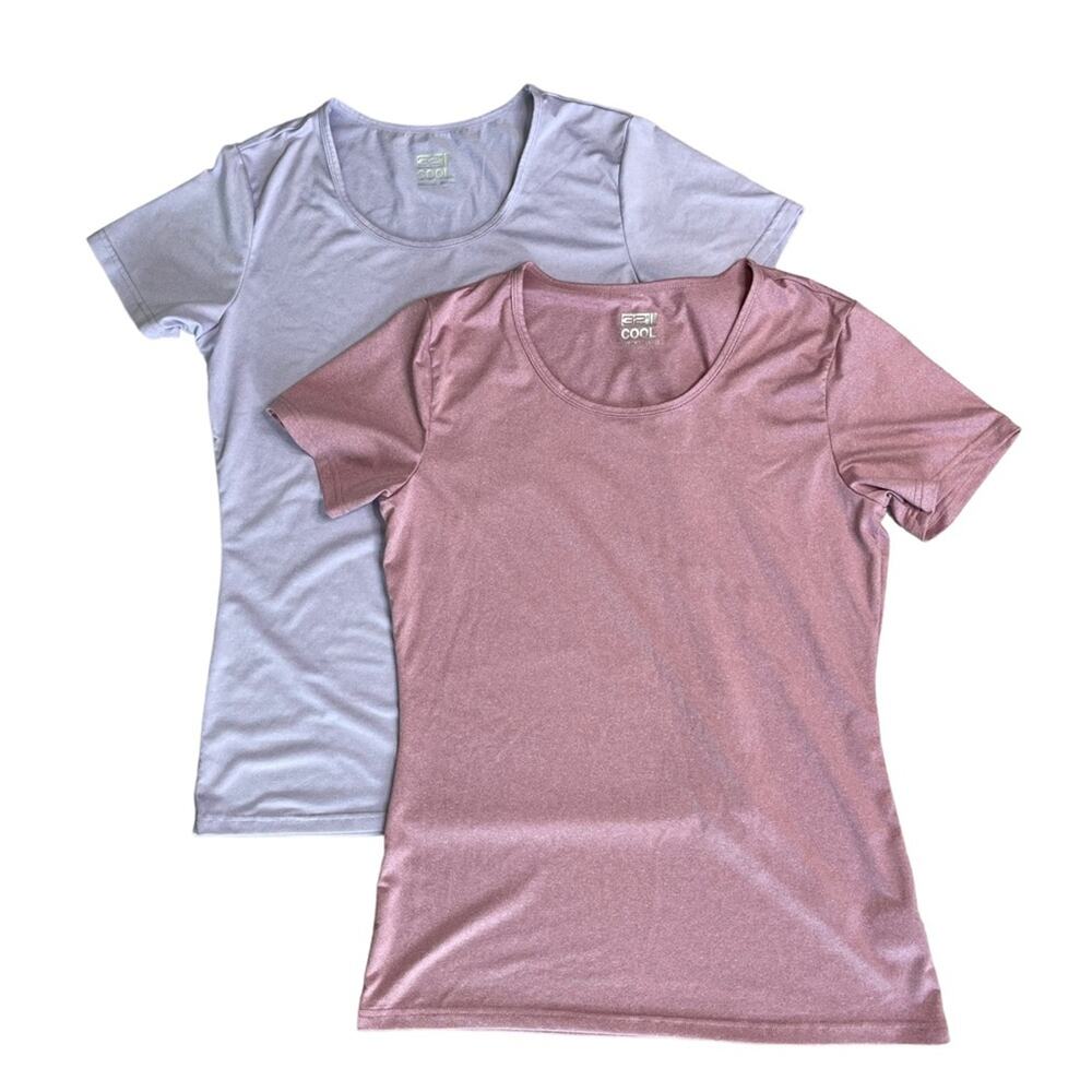 Lot of 32 DEGREES COOL Lavender Pink Crew Neck Short Sleeve T-Shirts Size M